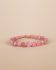 D - Bracelet rhodonite hearts on elastic HE