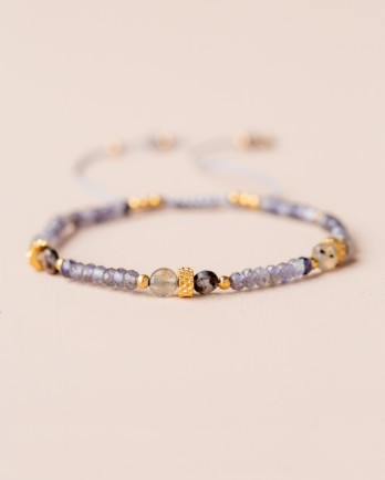 D - Bracelet with iolite and mixed gemstones g.pl ME D - Bracelet with iolite and mixed gemstones g.pl ME