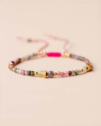 D - Bracelet with pink tourmaline and mixed stones g.pl EN