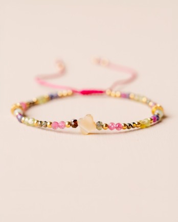 D - Bracelet with ruby and mixed gemstones g.pl EN