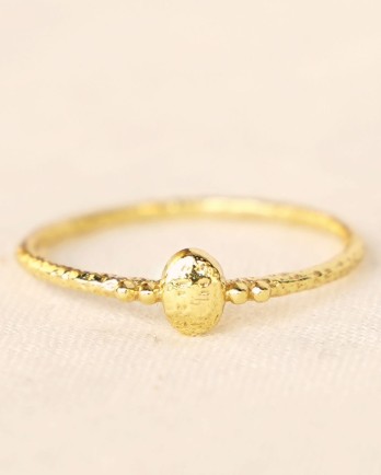 DD - Ring size 52 3x5mm oval dots vertical g. pl.