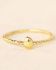 DD - Ring size 52 3x5mm oval dots vertical g. pl.