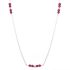 ee collier 2mm ruby 45cm