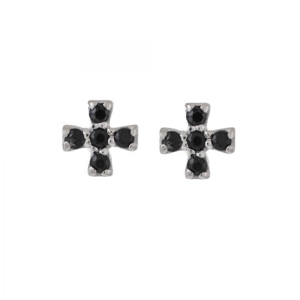 Earring stud star with 5 stones