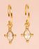 e earring hanging white moonstone vertical oval and four si