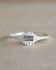 E - Ring Adia size 58 coin with 2x4mm labradorite