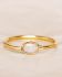 e ring size 52 white mst basic oval gold pl