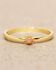 e ring size 56 peach moonstone round with stone gold plated