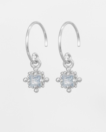 EE- Earring Adelise hanging 3mm square labradorite