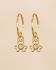 EE- Earring Adorle hanging three hearts blue topaz g.pl.