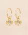 EE- Earring Asena fly hanging 3mm labradorite g.pl