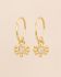 EE- Earring Asena fly hanging 3mm peach moonstone g.pl