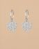 EE - Earring hanging Amalthea heart with star cut-outs