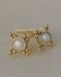 ee earring stud pearl spinning g pl