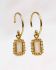 f earring moonstone rectangle deluxe gold plated