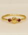 ff ring size 58 with 2 red jasper stones 2mm gpltd