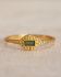 FF - Ring Adia size 50 coin with 2x4mm nefrite g.pl.