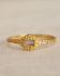 FF - Ring Adia size 52 coin with 2x4mm rose quartz g.pl.