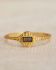 FF - Ring Adia size 58 coin with 2x4mm sm. quartz g.pl.