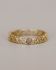 FF - Ring Adorle size 56 band with peach moonstone g.pl