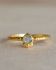 FF - Ring Alie size 58 triangle 3mm labradorite dots g.pl
