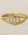G - Ring size 50 pink opal g. pl.