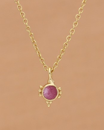 GG - Collier Beverly with 3mm round rhodonite g.pl.