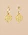 GG - Earring hanging Amalthea heart with star cut-outs g.pl