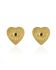 GG - Earring stud sapphire in small heart with eye g.pl