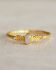 GG - Ring Adoré size 56 oval w. moonst. with leaves g.pl.