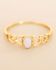 GG - Ring Adorle size 54 oval pink opal with hearts g.pl