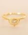 GG - Ring Anise size 54 semi-sircle prenite g.pl