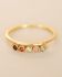 GG - Ring Aya size 50 5x15mm multicolored g.pl
