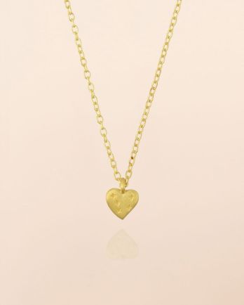 H - Collier 45cm Amalthea small heart with stars