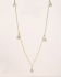 HH - Collier labradorite 5x three beads gold plated