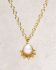 hcollier white pearl dot with crown gold plated 55cm