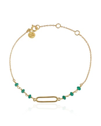 I - Bracelet Primrose beads green onyx g.pl I - Bracelet Primrose beads green onyx g.pl