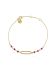 I - Bracelet Primrose beads ruby g.pl