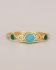 I - Ring Adorle size 56 amazonitegr. agate hearts g.pl