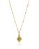 II - Collier Carnation diamond shape green onyx g.pl