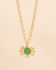 J - Collier Asena fly 3mm green zed g.pl