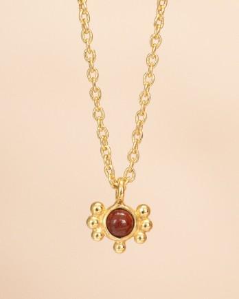 J - Collier Asena fly 3mm red jasper g.pl J - Collier Asena fly 3mm red jasper g.pl