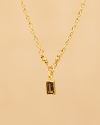 J - Collier Kairi with 2x4mm gem