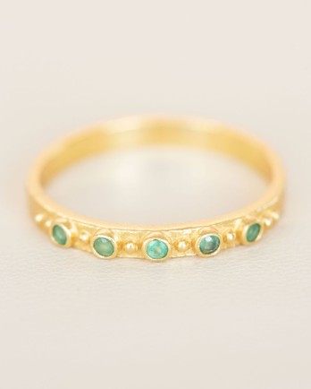 J - Ring Arcene 5 stones 1,5mm J - Ring Arcene 5 stones 1,5mm