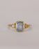 J - Ring Aura size 52 signet 6x8mm labradorite g.pl