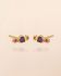 JJ - Earring stud Carme amethyst 3mm heart g.pl
