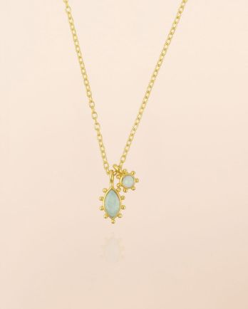 K - Collier 45cm Corvus nefrite 2,5x5mm marquise g.pl