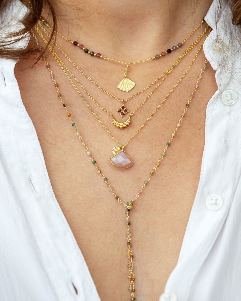 LR Collier Necklace gold-colored elegant Jewey Collier Necklaces 