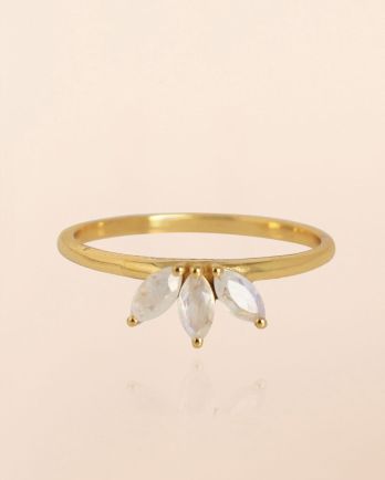 K - Ring Triton stones 2,5x5mm marquise