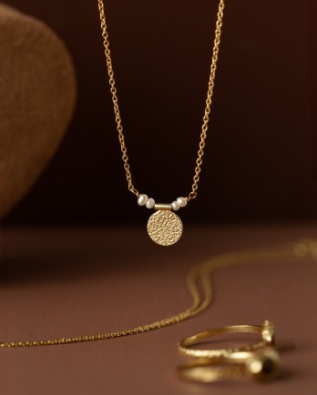 KK - Collier Yoruba pearl 2mm bead g.pl